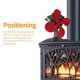 thumbnail image 4 of Ventilador de Estufa con Energía Térmica: Funcionamiento Silencioso 4 para Leña / Quemador de Leña / Chimenea: Distribución de Calor Eficiente Y - rojo Macarena Ventilador de chimenea, 4 of 8