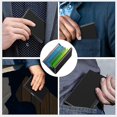 thumbnail image 4 of Portable para tarjetas de crédito de hombre, cartera metálica delgada con clip para dinero, portatarjetas Afortunado  Sencillez, 4 of 5
