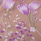 thumbnail image 3 of 100 x 200 cm Tulip Print Sheer Tulle Curtains Balcony Window Decoration Purple, 3 of 4