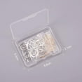 thumbnail image 5 of 60Pcs 304 Stainless Steel Leverback Earring Findings with Loops 3 Assorted Colors Metal Interchangeable Leverback Earwires French Hook Earring Connectors, 5 of 6