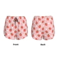 thumbnail image 3 of Pofeuu Strawberry Print Women's Athletic Shorts Running Workout Shorts Tummy Control Quick Dry Gym Shorts with Pockets Double layer sports shorts-X-Large, 3 of 7