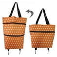 thumbnail image 2 of FRCOLOR  Shopping Bag with Wheels Trolley Portable Cart Seat Travel Boot, 2 of 5
