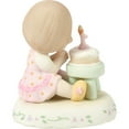 thumbnail image 4 of Precious Moments Growing In Grace, Age 1, Brunette Girl Figurine, 1 Each, 4 of 5