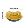 thumbnail image 1 of PEONAVET Multifunctional Basin Household Double-layer Basket Fruit And Vegetable Kitchen Washbasin Fruit Storage With Cover Multi-functional Plastic Basin, 1 of 2