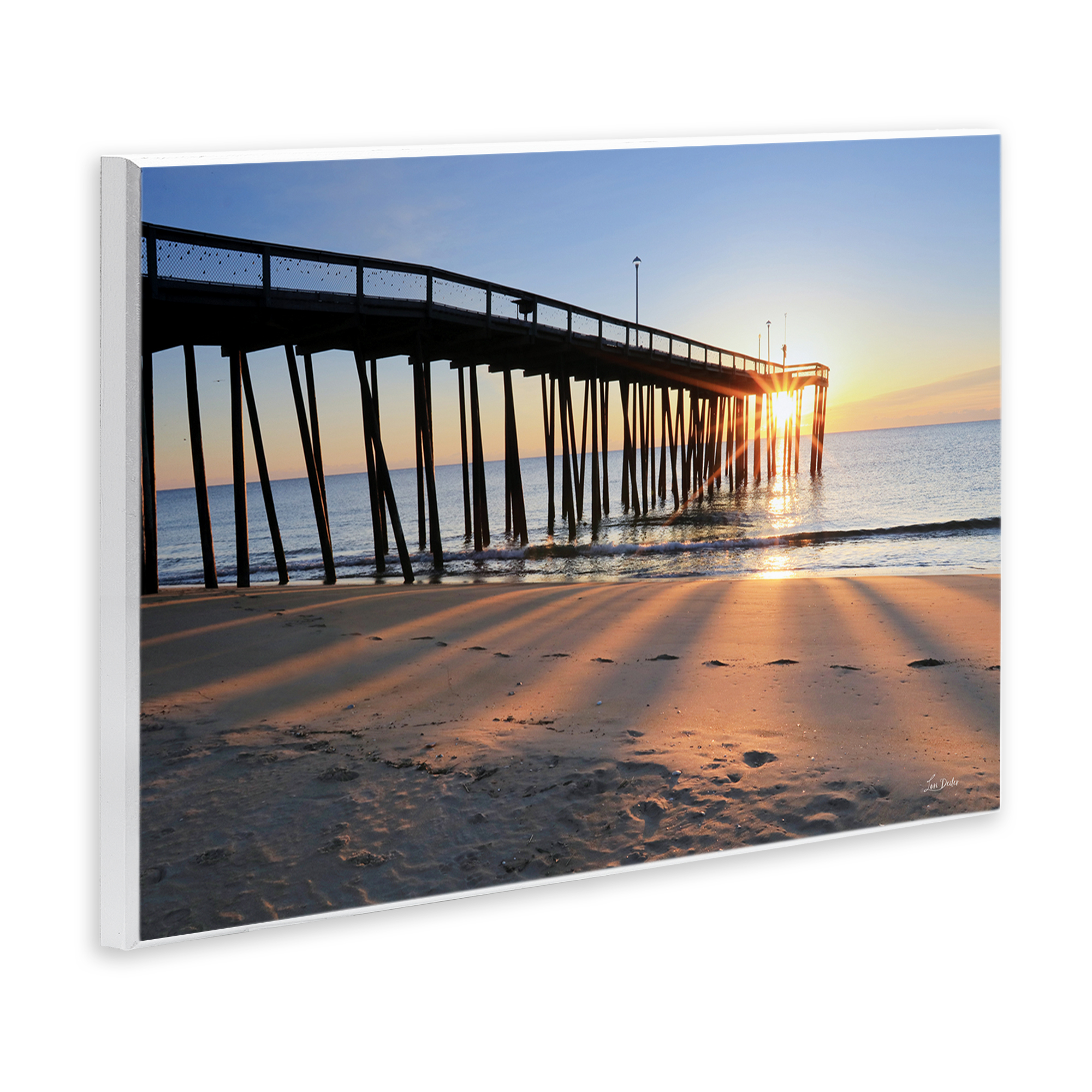 Stupell Industries Tall Sunlit Dock Landscape & Nature Photography Unframed Art Print Wall Art, 15 x 10