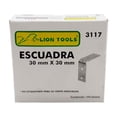 thumbnail image 5 of Soporte Angular En Forma De L Para Repisas 30mm x 30mm Caja 100 Piezas Lion Tools 3117, 5 of 5