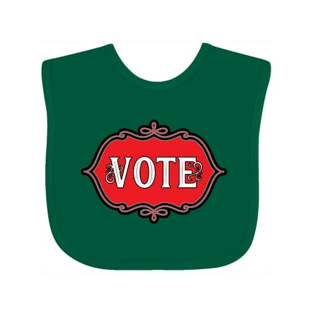

Inktastic Vote Red Emblem Gift Baby Boy or Baby Girl Bib
