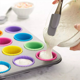 thumbnail image 4 of 24 piezas de silicona pequeña taza de pastel taza de muffin - verde Adepaton CPB-DE-LYY1560-3, 4 of 5