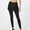 Black, variant on Clearance Clothes Under $10.00 Leggings for Women Comfy Elastic Waist Seamless Yoga Pants Slim Fit 2-in-1 Non See Through Leggings for Dance Cyclings Running