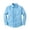 Sky Blue, variant on Krdevn Girls Peter Pan Collar Long Sleeve Shirt Front Ruffle Placket Solid Soft Fall Winter Casual Blouse Tops White,11-12 Years