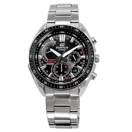 Casio Men's Edifice Quartz Chronograph 100m Stainless Steel Watch EFR570DB-1AV
