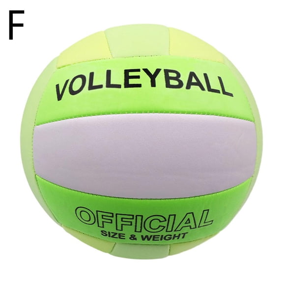 Super Soft Volleyball Beach Volleyball Official Size 5, for Beginner Teenager Adult, Durability Stability Sports Ball (Pink Blue White)