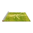 thumbnail image 2 of Ahgly Company Machine Washable Indoor Rectangle Abstract Yellow Modern Area Rugs, 4' x 6', 2 of 4