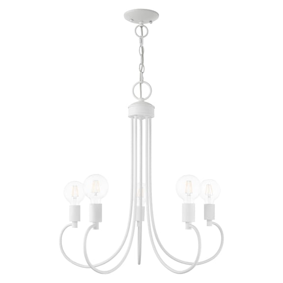 Livex Lighting - Bari - 5 Light Chandelier in New Traditional Style - 25 Inches