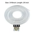 thumbnail image 2 of Brake Cable Flexibility Handy Installation Auto Part Car Sensitivity Transmission Auto Supplies Wide Compatibility Brakes Rope Upgraded Fittings Braking Wires, 2 of 7