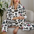 thumbnail image 6 of Lsque Cool Camera Pattern Long Sleeve Pajama Set for Women - Soft 2-Piece Sleepwear and Loungewear Set with Pockets, Comfy Nightwear-XX-Large, 6 of 7