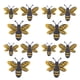 thumbnail image 1 of FELTECHELECTR 1 juego de pegatinas decorativas de pared de abejas, pegatinas tridimensionales de abejas de doble capa., 1 of 4