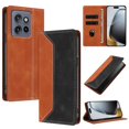 thumbnail image 2 of Phone Case for Motorola Edge 50 Neo FOXDOCK Premium Leather,Creative Dual-Color Cover with Card Slot,Shockproof, 2 of 7