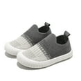 thumbnail image 7 of kkdom Boys Girls Sneakers Shoes Lightweight Slip-on Walking Shoes Gradient Gray Size 6.5 Toddler, 7 of 7