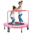 thumbnail image 1 of Trampolín VEVOR 36 para niños, interior/exterior, con asa, color rojo, 1 of 9