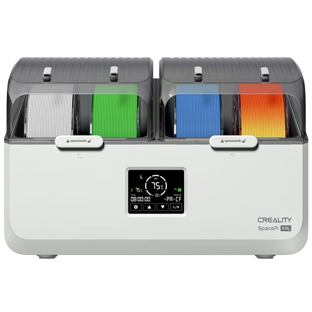 Secador de filamento Creality Space Pi X4L con doble calentamiento para 4 bobinas