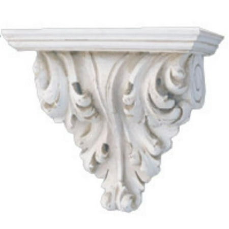 

Leaf Scroll Bracket - Old World White