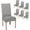 Chair Cover-20, variant on Black White Dining Room Chair Slip Covers 4 Pack Black Shot Through with Subtle Spandex Super Fit Stretch Removable Washable Kitch