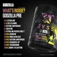 thumbnail image 4 of RYSE Godzilla X Noel Deyzel Pre Workout Powder - Blackberry Lemonade - 20/40 Servings, 4 of 10