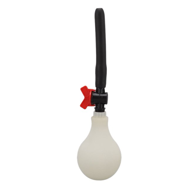 Kit de ducha anal, kit de pera para enema de 320 ml, kit de pera para enema, diseño elevado de pera para enema