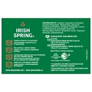 Irish Spring Icy Blast Deodorant Bar Soap for Men, With Flaxseed Oil, 3.7 oz Bar (12 Pack)