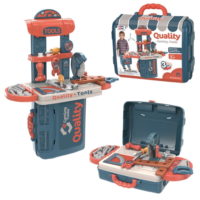 Dyfzdhu Interactive Parent Child Pretend Toys Kitchen Doctor Tools Dressing Table Suitcase Inspiring Imaginative Role Playing Quality Set for Family Bonding Entertainment