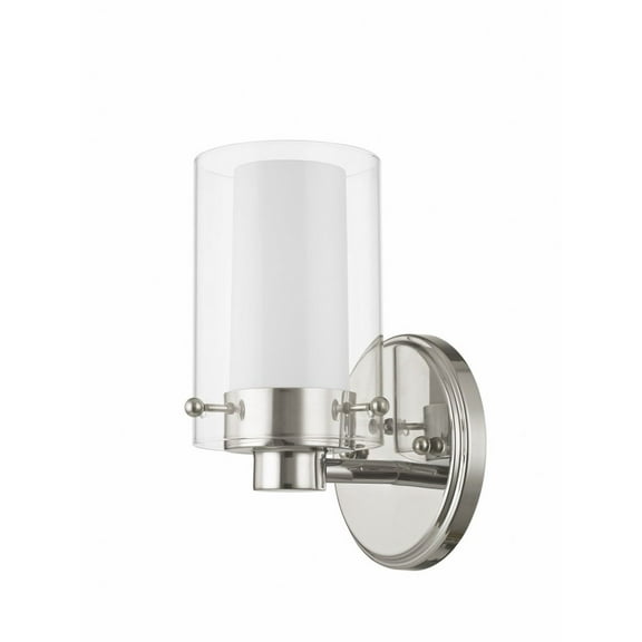1 Light Bathroom Light in Contemporary Style 5 inches Wide By 8.75 inches High-Polished Chrome Finish Bailey Street Home 218-Bel-1653344