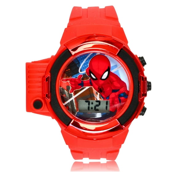 Marvel Spider man LCD Watch with Side Flashlight (SPD4747WM)