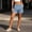 Light Blue, variant on Womens Athletic Shorts Bermuda 6" High Waisted Hiking Shorts with Pockets Casual Summer Quick Dry Wear for Women Golf Blue XL(XL)