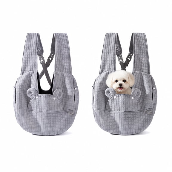 Dog Sling Carrier for Small Medium Dogs, Pet Carrier Bag with Cotton Lining, Waterproof