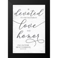 thumbnail image 2 of Sherrill, Kate 17x24 Black Modern Framed Museum Art Print Titled - Devoted to Love and Honor, 2 of 5