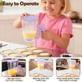 thumbnail image 6 of Pancake Batter Dispenser 30.4 Oz Squeeze Handle Waffle Maker Tool (purple ), 6 of 8