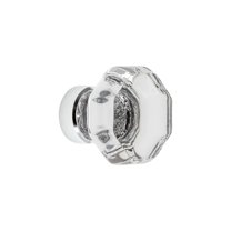 Grandeur Cham-Crys-Knob Chambord 1-3/8" Faceted Geometric Luxury Crystal Cabinet Knob /