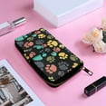 thumbnail image 4 of Xoenoiee Colorful Dog Paw Print Wallet for Women Faux Leather Long Clutch Purse with Zipper Bifold Wallet Multi Card Organizer Large Capacity, 4 of 6