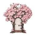 thumbnail image 2 of Nrmvnmi Cherry Blossom Tree House Beautiful Decor - Fairy Door 3D Wall Sticker, 2 of 5