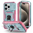 thumbnail image 3 of Case For iPhone 15 14 13 12 11 Pro Max Plus Mini XS XR X 8 7 Plus 8 7 SE Heavy Duty with Camera 360 Degree Kickstand Cover, 3 of 5