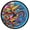 Colorful Futuristic Graffiti, variant on Dailycode Night Light Wall Clock Glow in The Dark 12 inch Battery Operated Silent Luminous Clocks, Colorful Futuristic Graffiti