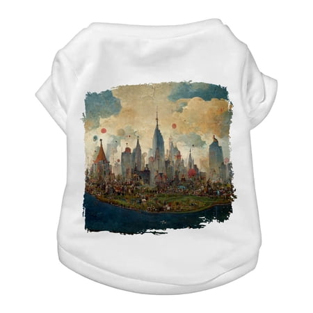 Big Apple Dog T-Shirt - Printed Dog Shirt