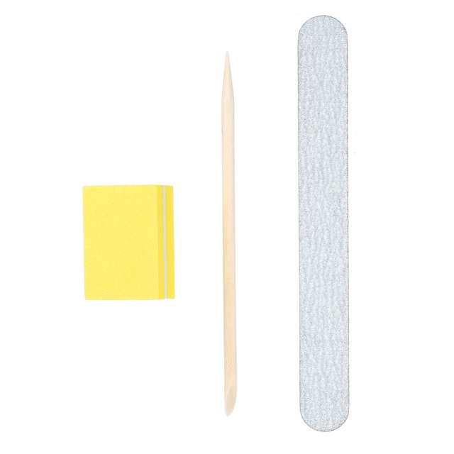 3PCS Herramientas de manicura Kit de herramientas para remover esmalte de uñas en gel con archivo MABOTO Set de manicura