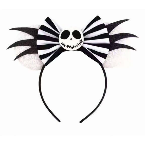 Halloween Evil Jack Minnie Ears , Halloween Mickey Ears, Princess Ears, Halloween Minnie Ears, Halloween Mickey Ears