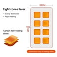 thumbnail image 2 of Bgsha Portable USB Heated Blanket Battery Operated, 5V/2A USB Heated Blanket 3 Heating Levels,Plush Flannel Wearable Electric Heated Blanket For Home Office Use, 2 of 10