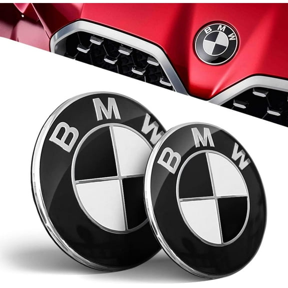 jdmotive Waterproof Exterior Automotive Accessories ABS Resin & Aluminum Black, 2 Pieces