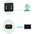thumbnail image 5 of iMBAPrice 15 feet Power Cord, New Universal AC Power for Epson Printers - Black, 5 of 5