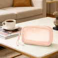 thumbnail image 6 of hulanddfd Small Makeup Bag for Purse Travel Kit Storage Pouch Clear Portable Toiletry Bags Set for Women(Pink), 6 of 6