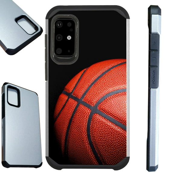 WORLD ACC Fusion Phone Case Compatible with Samsung Galaxy Note 20 Ultra Hybrid TPU Phone Cover (Basketball)